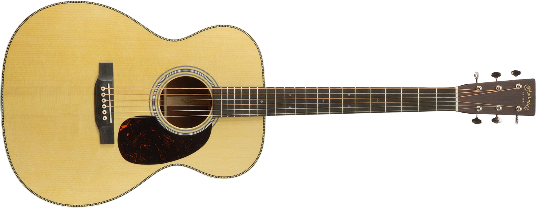 Martin Custom Shop Om Epicea Adirondack / Acajou Eb #2964118 - Natural Aging Toner - Folk-Gitarre - Main picture