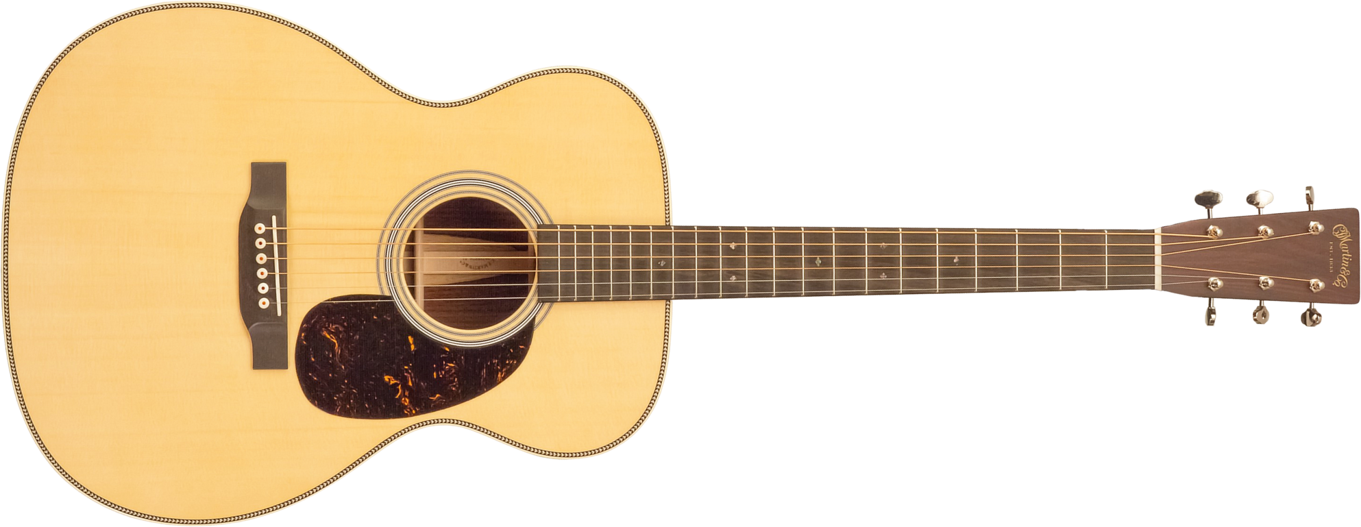Martin Custom Shop Om Epicea Englemann / Palissandre Guatemala Eb #2964119 - Natural Aging Toner - Folk-Gitarre - Main picture