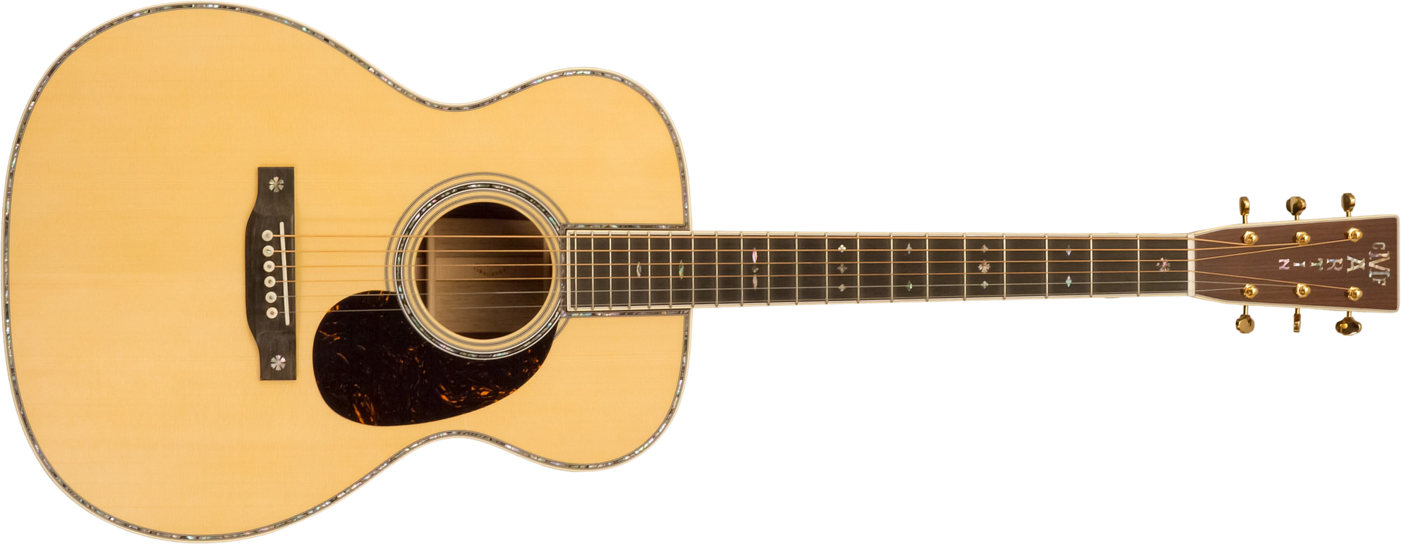 Martin Custom Shop Om Epicea Englemann / Palissandre Guatemala Eb #2969039 - Natural Aging Toner - Folk-Gitarre - Main picture