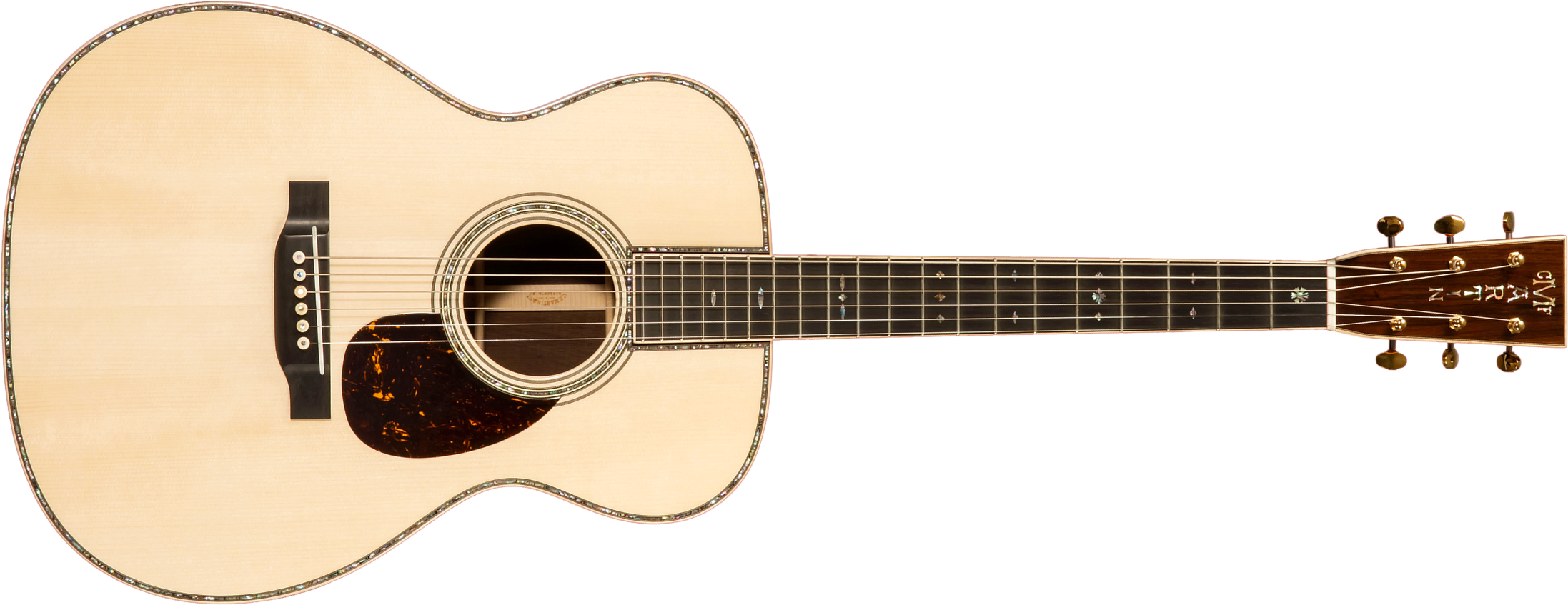 Martin Custom Shop Om45 Epicea Adirondack Palissandre Rio Eb #2814835 - Natural - Folk-Gitarre - Main picture