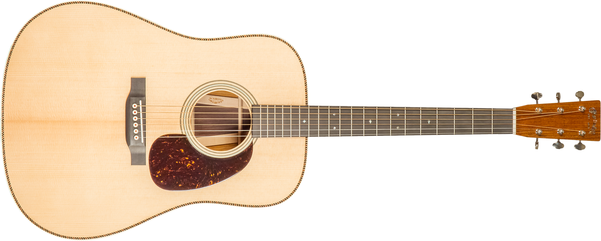 Martin Custom Shop Super D Dreadnought Epicea Sitka Vts Palissandre Guatemala Eb #2717627 - Natural - Folk-Gitarre - Main picture