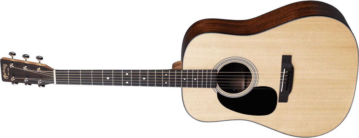 Martin D-12e Lh Road Dreadnought Gaucher  Epicea Sapele Ric +housse - Natural - Elektroakustische Gitarre - Main picture