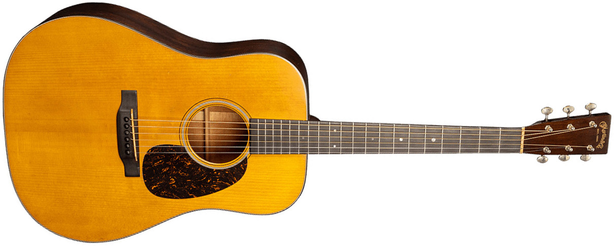 Martin D-18 Authentic 1937 Dreadnought Epicea Acajou Eb - Natural Vintage Gloss Aged - Westerngitarre & electro - Main picture
