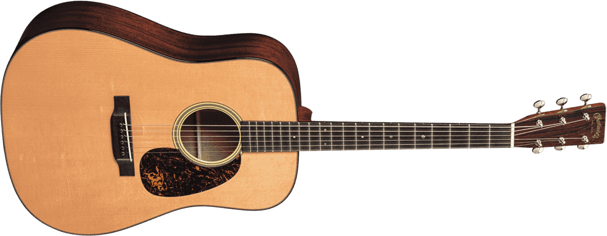 Martin D-18 Authentic 1939 Epicea Acajou Eb - Natural Vintage Gloss - Westerngitarre & electro - Main picture