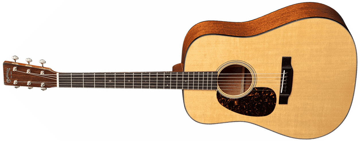 Martin D-18 Lh Gaucher Standard Dreadnought Epicea Acajou - Natural - Westerngitarre & electro - Main picture