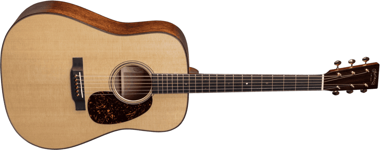 Martin D-18 Modern Deluxe Dreadnought Epicea Acajou Eb - Natural - Westerngitarre & electro - Main picture