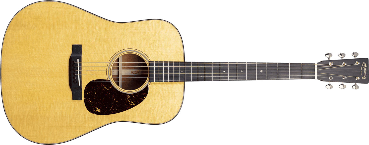 Martin D-18 Standard Dreadnought Epicea Acajou - Natural - Folk-Gitarre - Main picture
