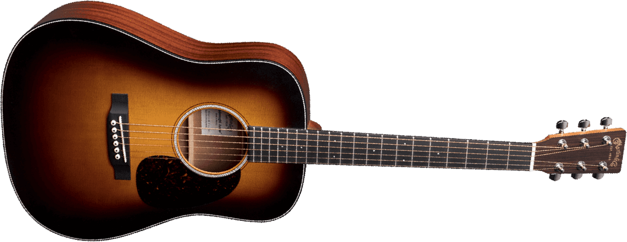 Martin D Jr. Dreadnought Junior 3/4 - Sunburst - Westerngitarre & electro - Main picture