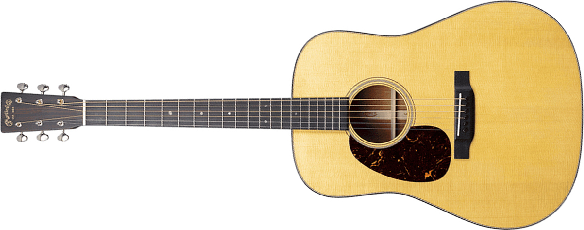Martin D18 Lh Standard Golden Era Dreadnought Gaucher Epicea Acajou Eb - Gloss Natural - Folk-Gitarre - Main picture