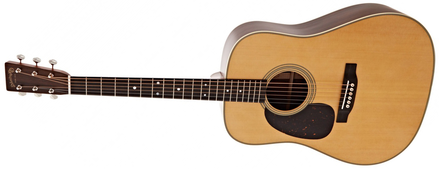 Martin D28 Lh Standard Golden Era Dreadnought Gaucher Epicea Palissandre Eb - Satin Natural - Folk-Gitarre - Main picture