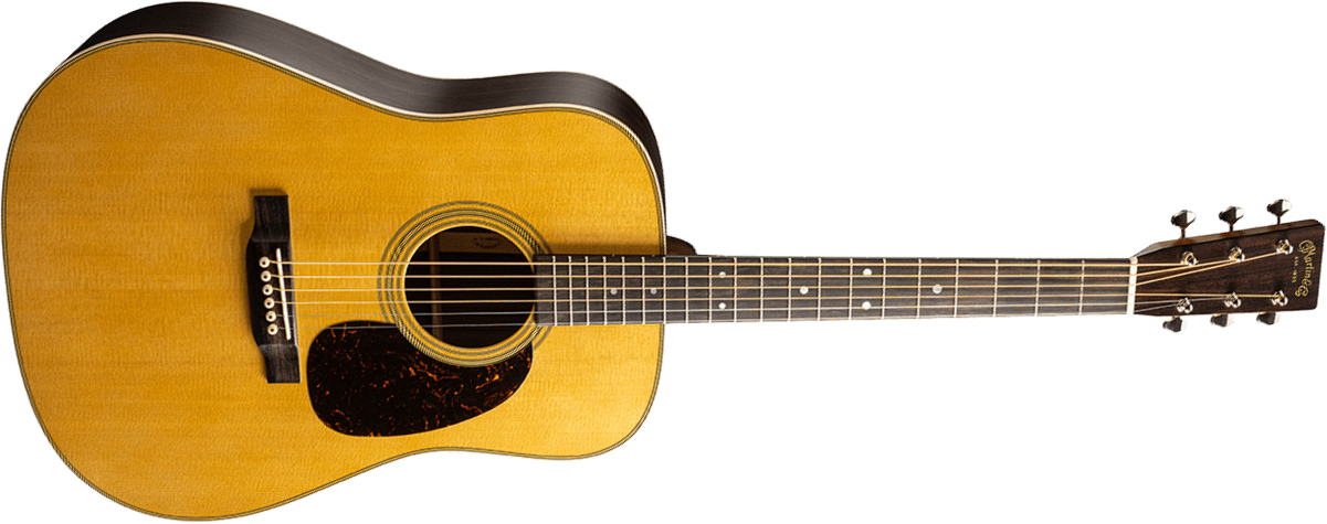 Martin D28 Standard Golden Era Epicea Palissandre Eb - Natural Satin - Folk-Gitarre - Main picture
