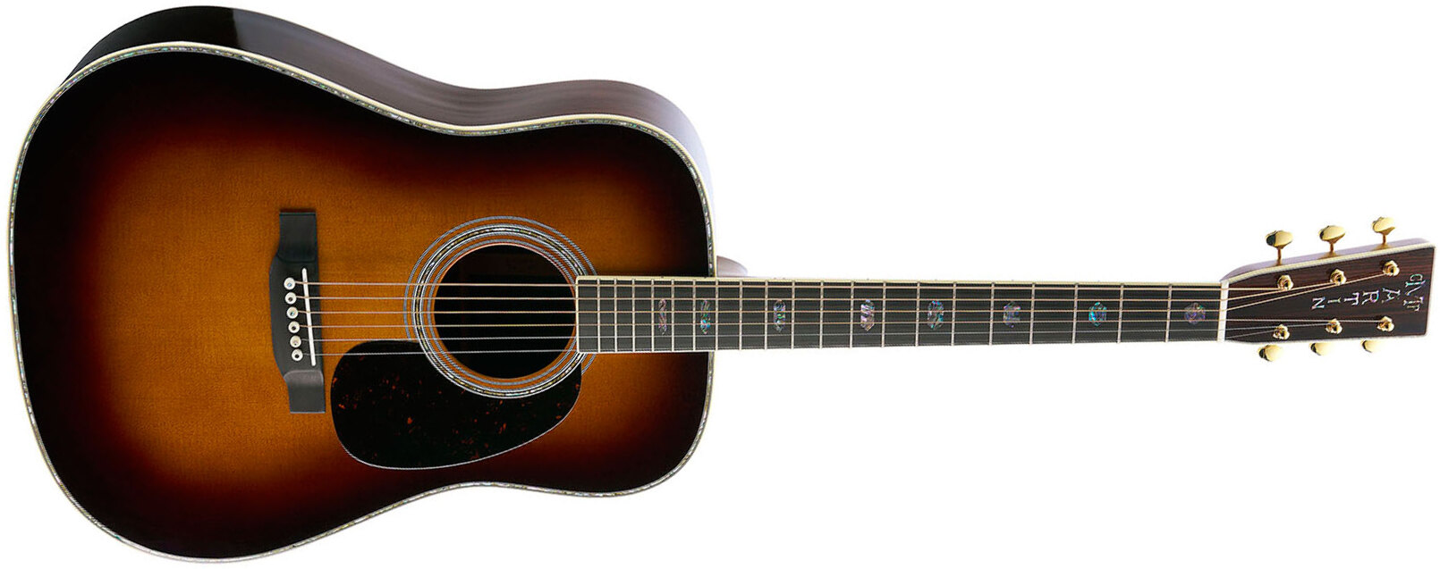 Martin D41 Standard Golden Era Dreadnought Epicea Palissandre Eb - 1935 Sunburst Gloss - Folk-Gitarre - Main picture