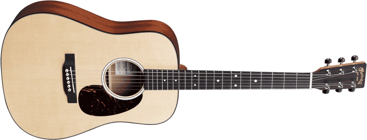 Martin Djr-10e Dreadnought Junior Epicea Sapele Ric +housse - Natural - Western-Reisegitarre - Main picture