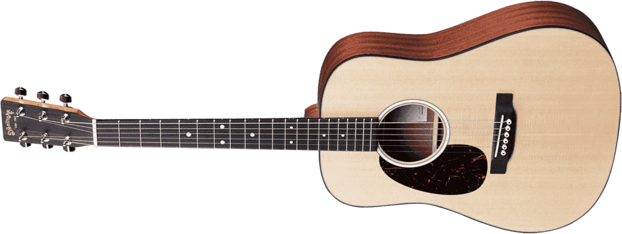 Martin Djr-10e Lh Dreadnought Junior Gaucher Epicea Sapele Ric +housse - Natural - Western-Reisegitarre - Main picture