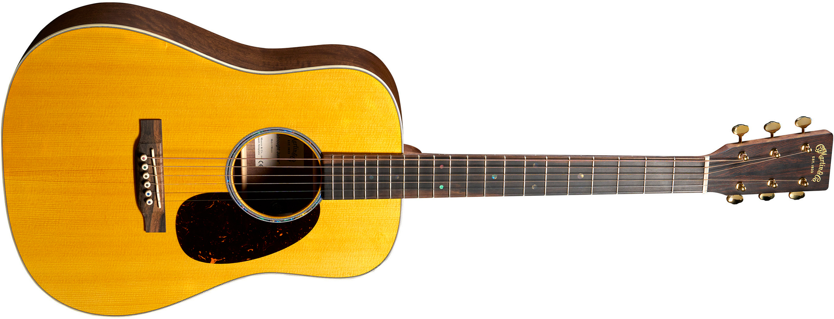 Martin Djre Walnut Junior Dreadnought 15/16 Epicea Noyer Ric - Natural Satin - Folk-Gitarre - Main picture