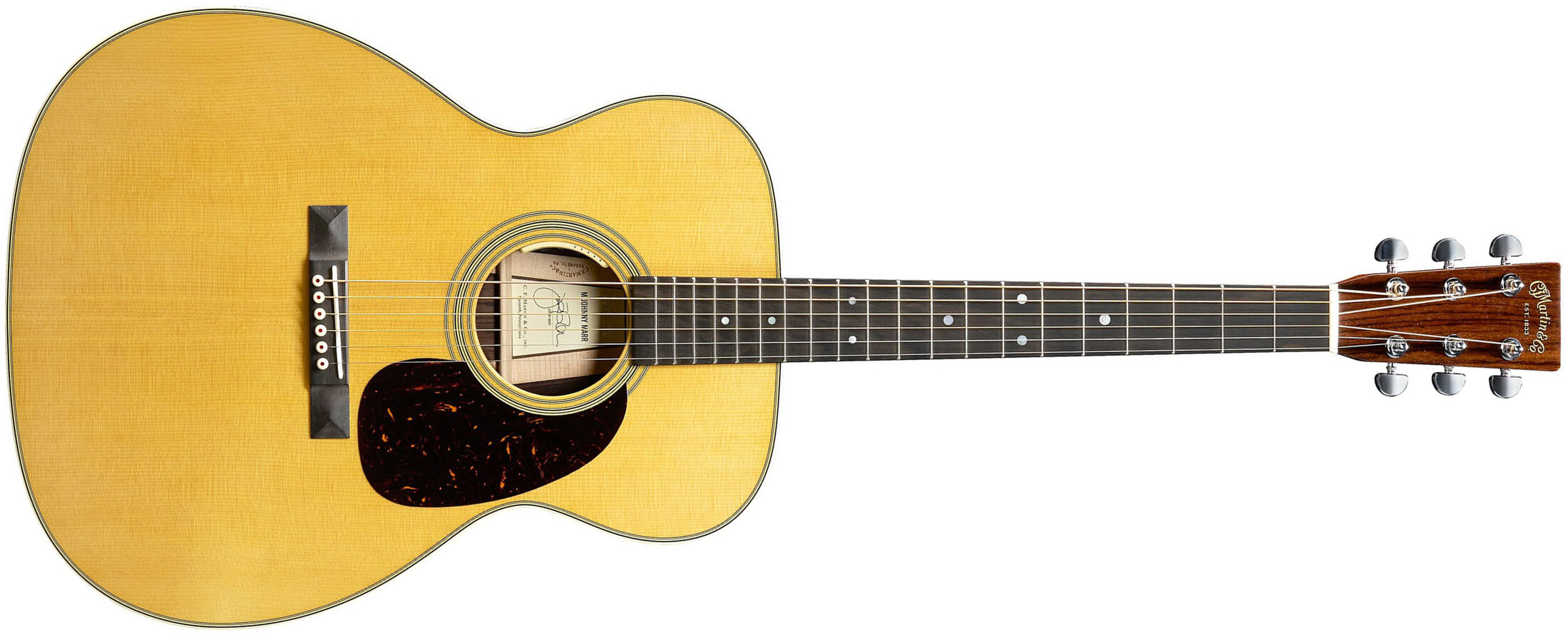 Martin Johnny Marr M6 Signature 0000 Epicea Palissandre Eb - Natural Antique Toner - Folk-Gitarre - Main picture