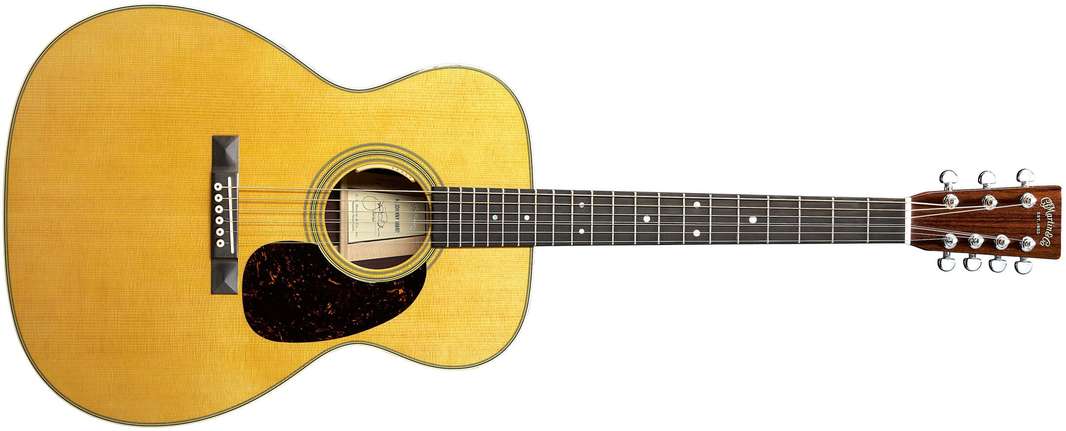 Martin Johnny Marr M7 Signature 0000 7c Epicea Palissandre Eb - Natural Antique Toner - Folk-Gitarre - Main picture