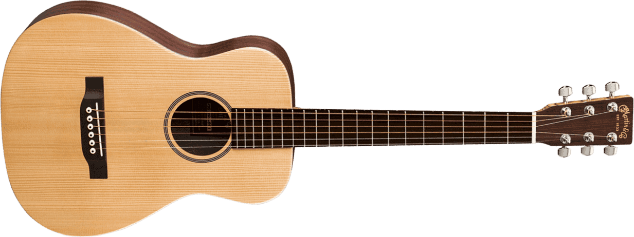 Martin Lx1e Little Martin Naturel Satin - Western-Reisegitarre - Main picture