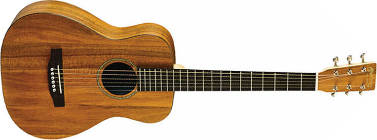 Martin Lxk2 Little Martin Dreadnought Mini Tout Koa Hpl Ric - Hpl Natural - Western-Reisegitarre - Main picture