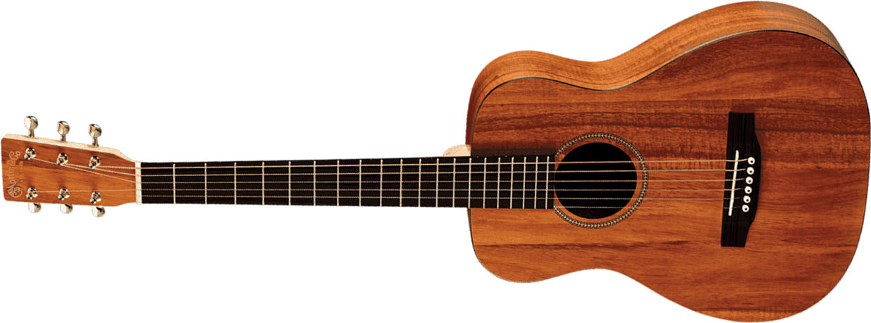 Martin Lxk2l Little Martin Gaucher Mini Dreadnought Hpl Koa - Natural - Western-Reisegitarre - Main picture