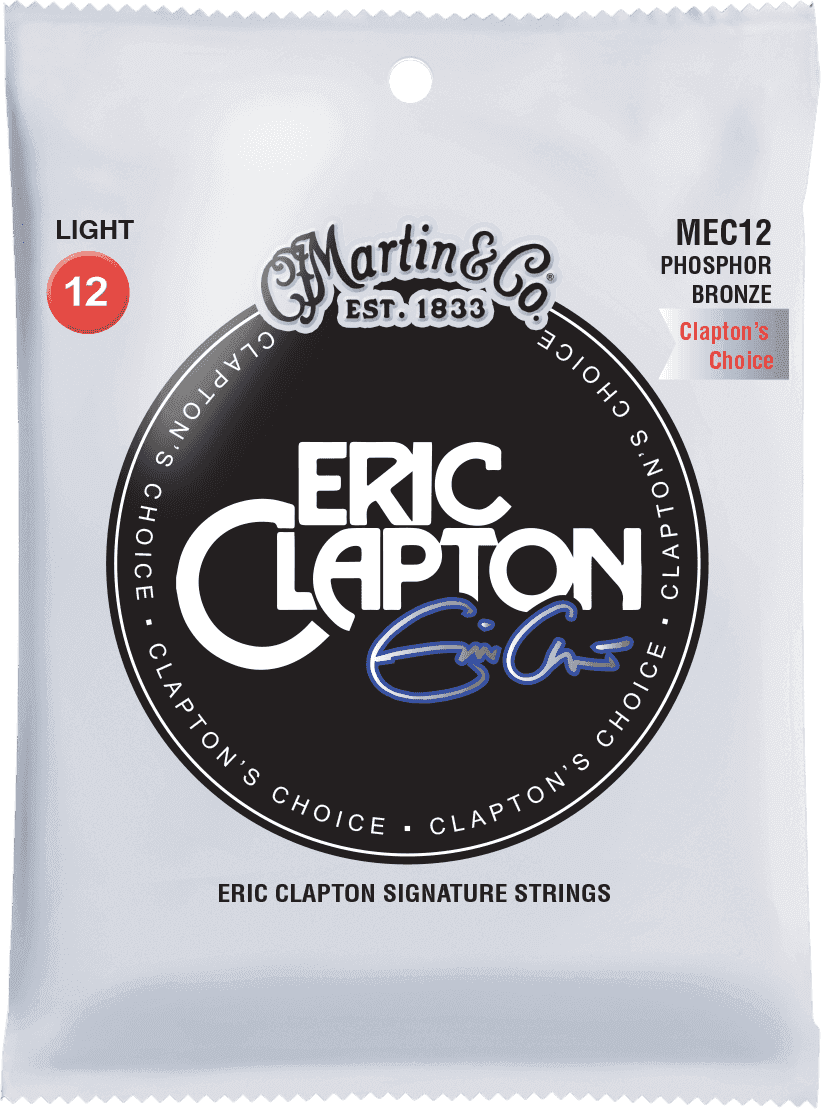 Martin Mec12 Eric Clapton 92/8 Phosphor Bronze Acoustic Guitar 6c 12-54 - Westerngitarre Saiten - Main picture