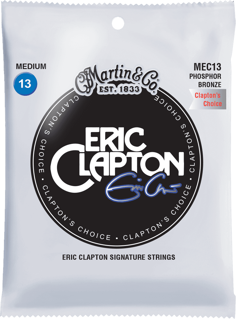 Martin Mec13 Eric Clapton 92/8 Phosphor Bronze Acoustic Guitar 6c 13-56 - Westerngitarre Saiten - Main picture