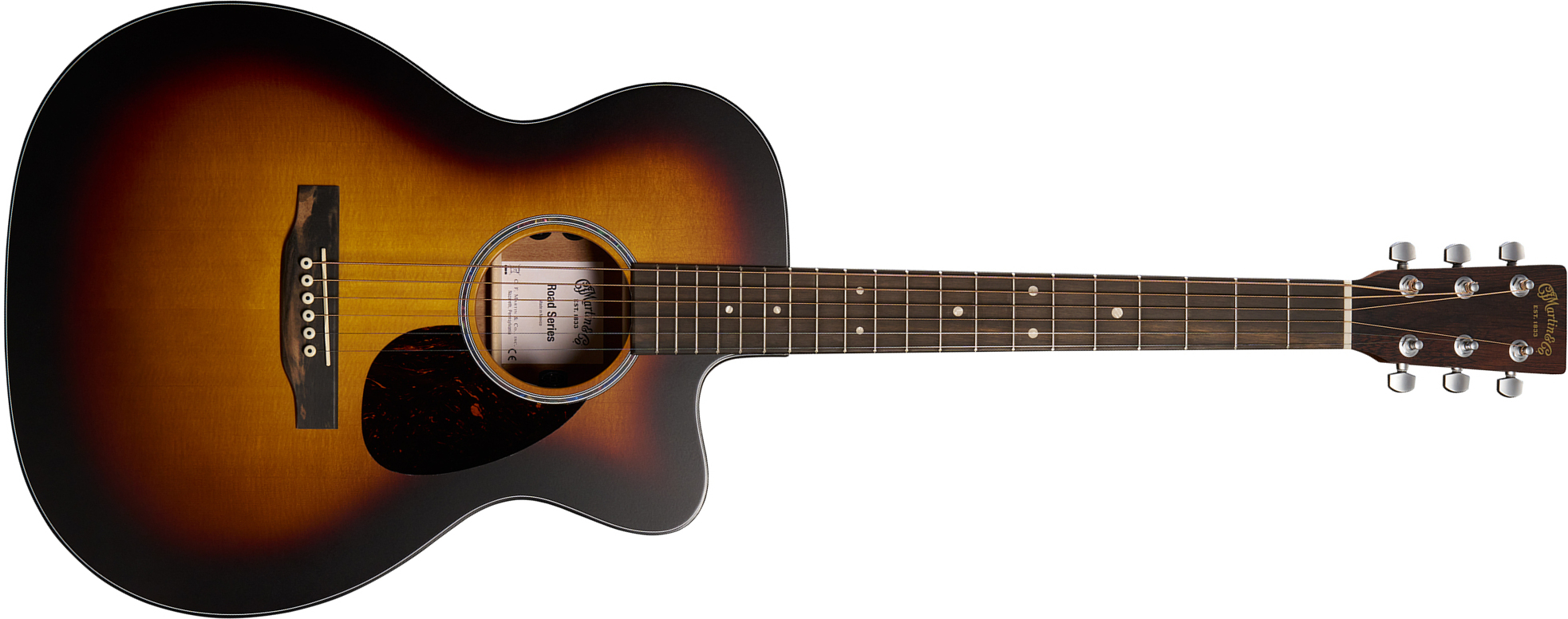 Martin Omc-10e Modern Burst Road Om Cw Epicea Sapele Eb - 1935 Sunburst - Folk-Gitarre - Main picture
