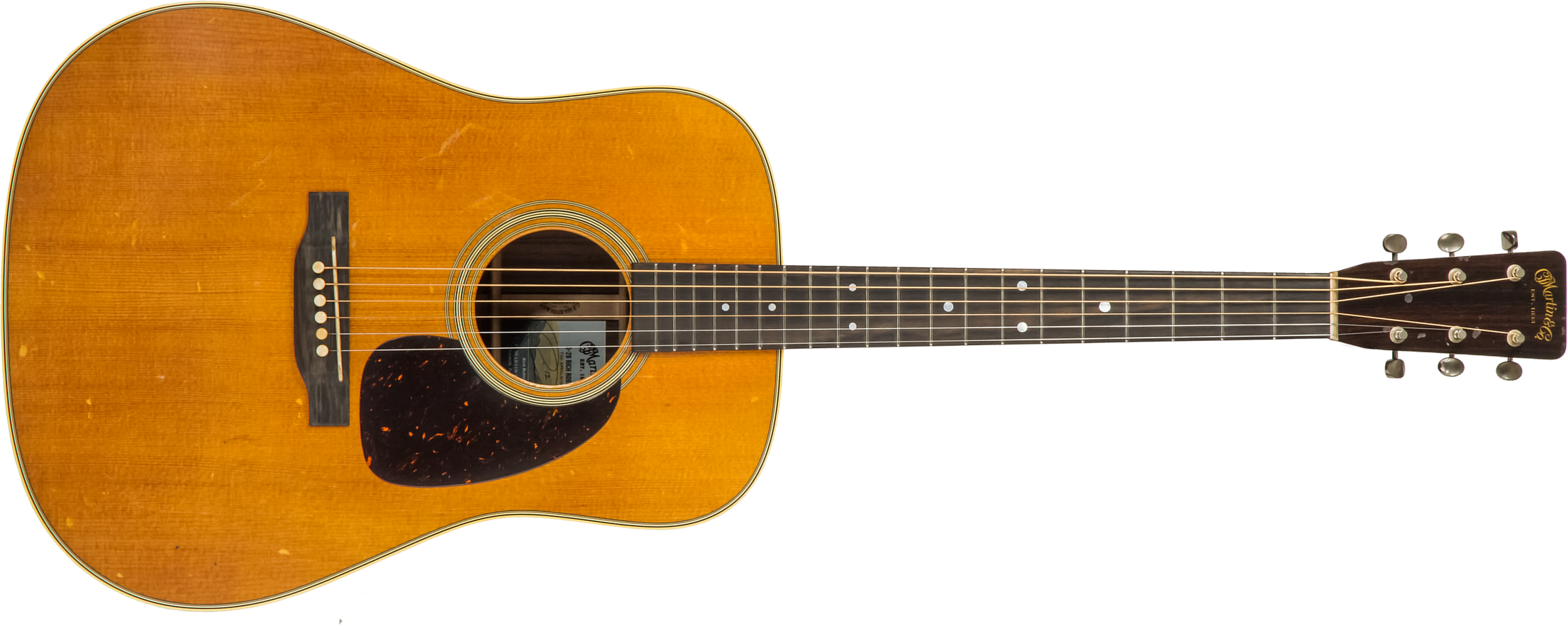 Martin Rich Robinson D-28 Signature Dreadnought Epicea Palissandre Eb - Aged Vintage Natural - Westerngitarre & electro - Main picture