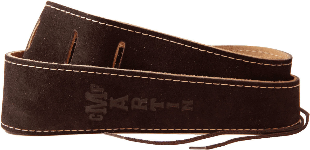 Martin Suede Strap 18a0017 2.5inc. Cuir Brown - Gitarrengurt - Main picture