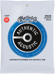MA540 Acoustic Guitar 6-String Set Authentic SP 92/8 Phosphor Bronze 12-54