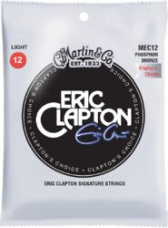 Westerngitarre saiten Martin MEC12 Eric Clapton 6-String Acoustic Guitar 92/8 Phosphor Bronze 12-54 - Saitensätze 