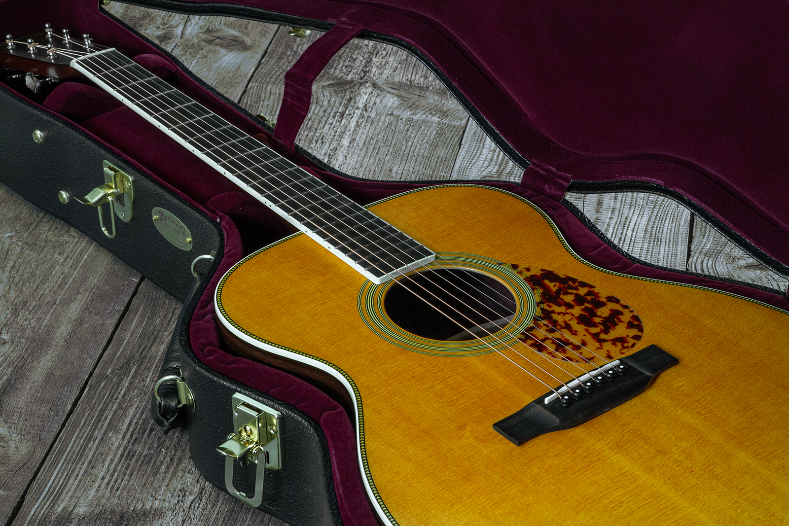 Martin Custom Shop 000 Epicea Adirondack / Palissandre Indian Eb #2703350 - Natural Aging Toner - Folk-Gitarre - Variation 11