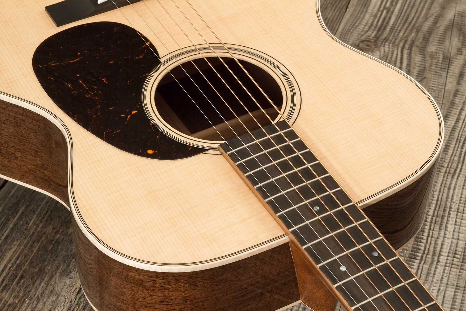 Martin Custom Shop 000 Shsc Epicea / Black Walnut Eb #2929870 - Natural - Folk-Gitarre - Variation 5