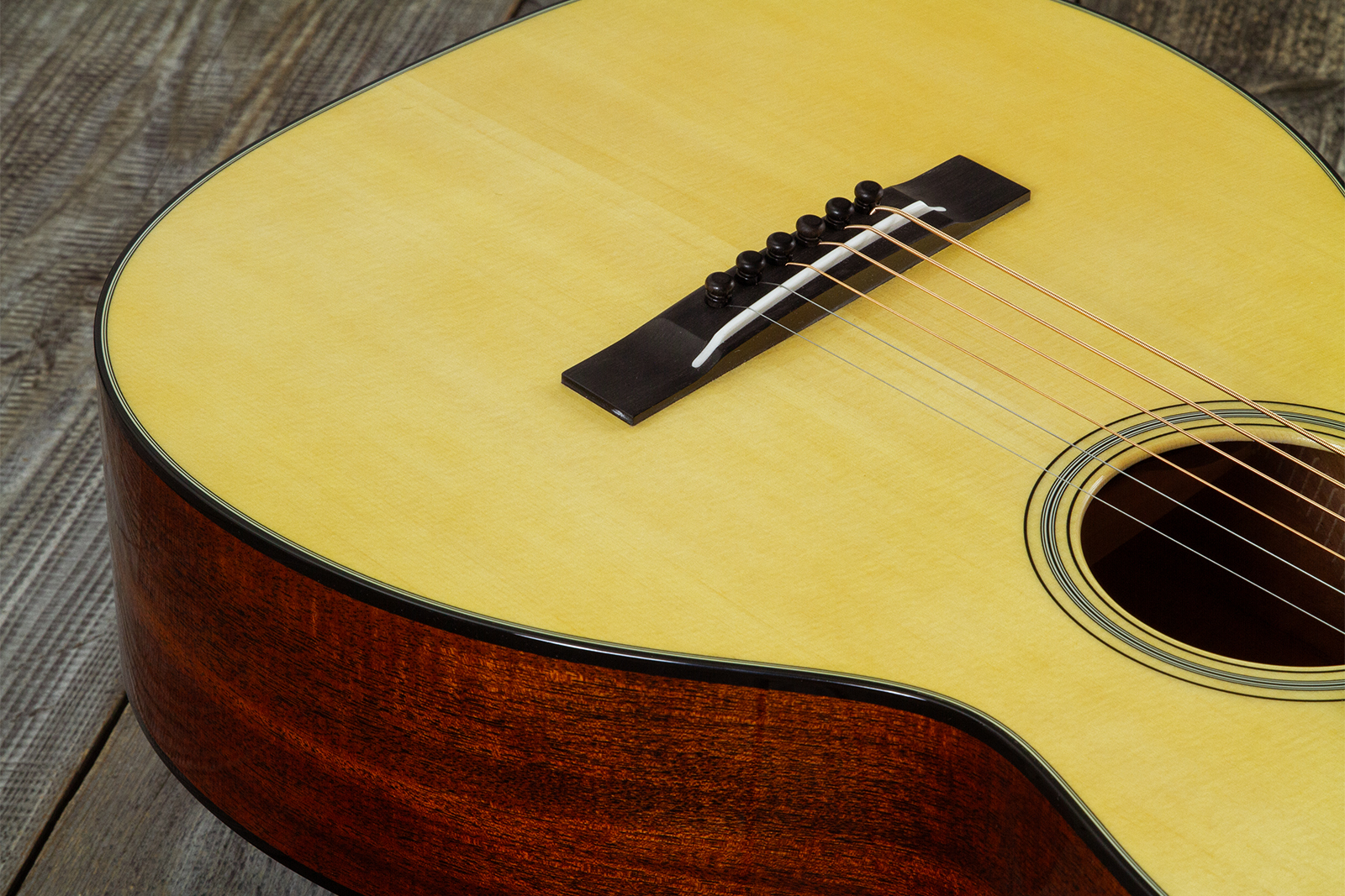 Martin Custom Shop 012f 12-fret Shsc Epicea Englemann / Acajou Eb #2964115 - Natural Aging Toner - Folk-Gitarre - Variation 4