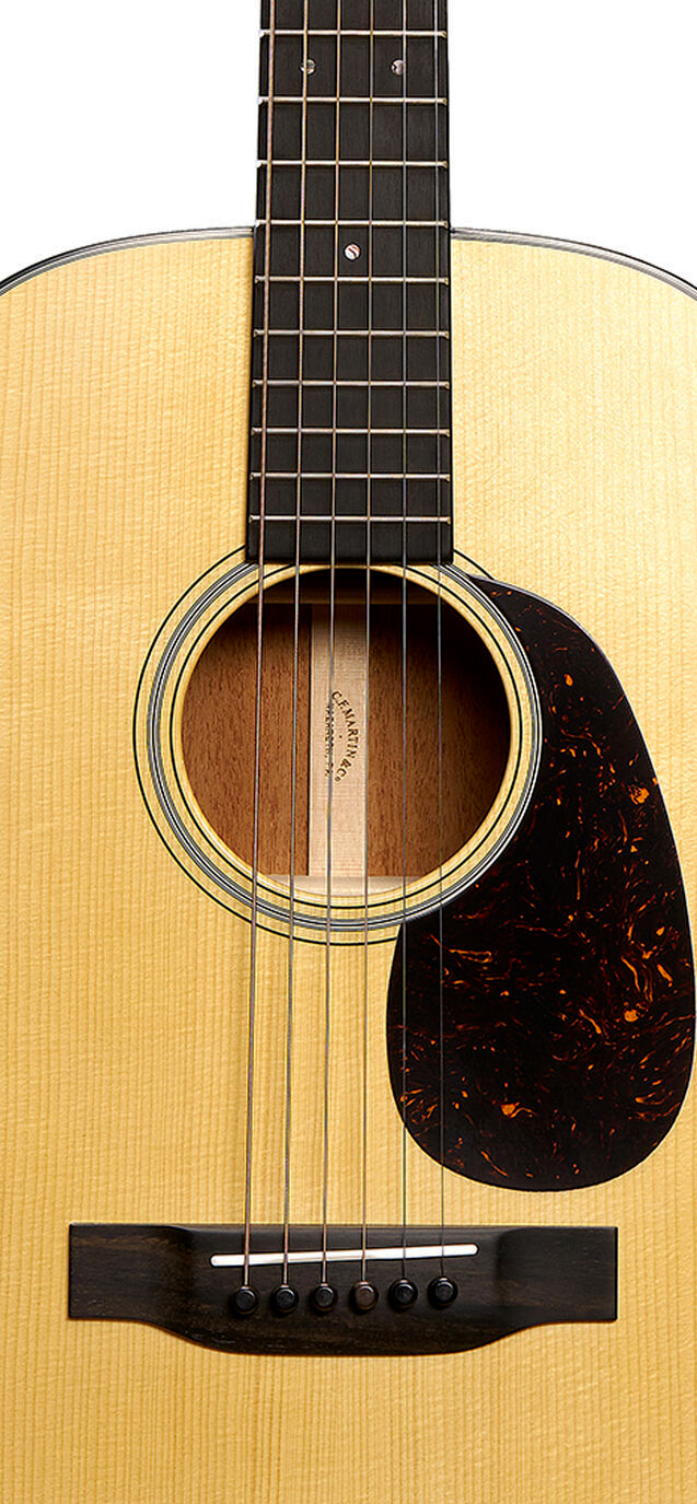 Martin Custom Shop 018 Parlor Shsc Epicea Acajou Eb - Natural Vintage Gloss Aging Toner - Folk-Gitarre - Variation 2