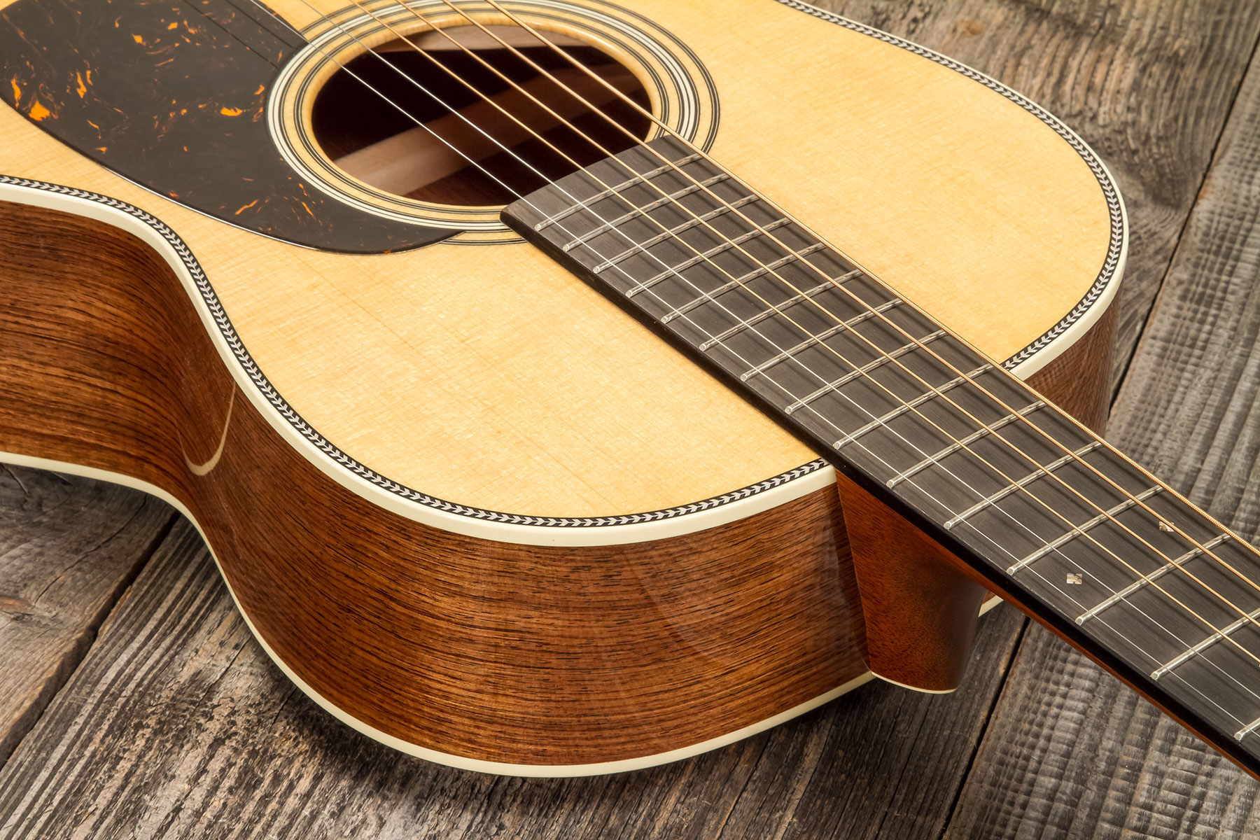 Martin Custom Shop Cs-00-c23036429 Grand Concert Epicea Palissandre Eb #2814861 - Natural Aging Toner - Folk-Gitarre - Variation 4