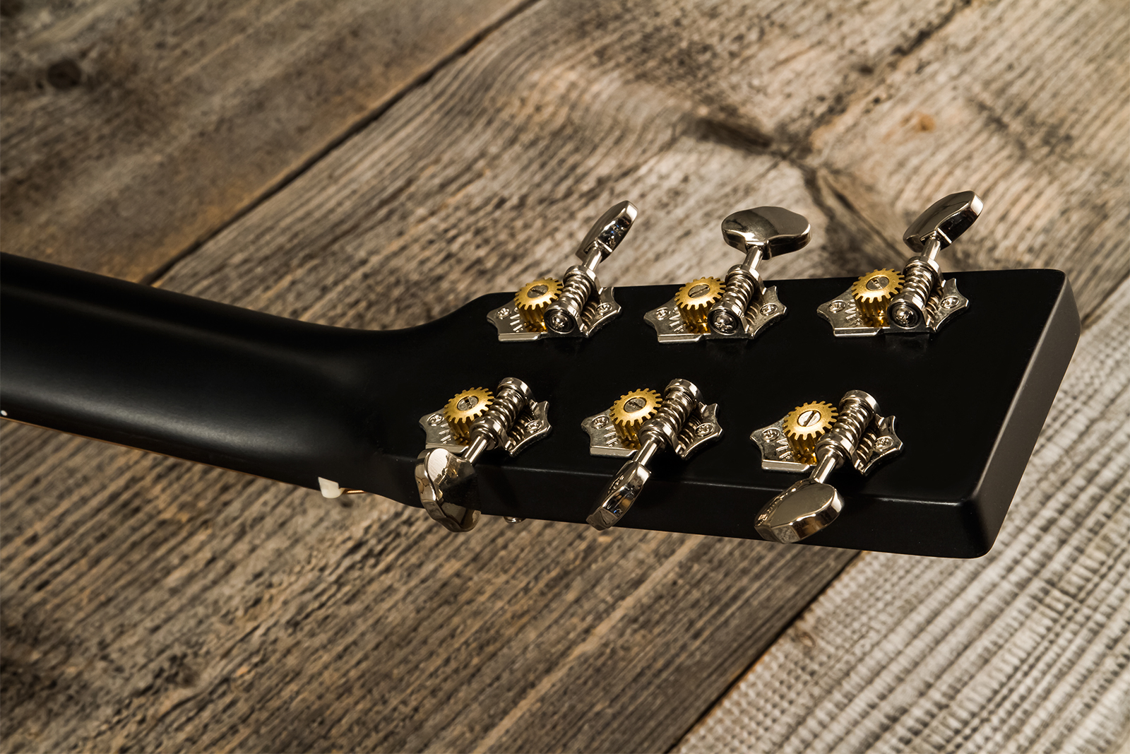 Martin Custom Shop Cs-000-3764624 Shsc Epicea Europeen / Acajou Sinker Eb #2720463 - Black Gloss - Folk-Gitarre - Variation 9