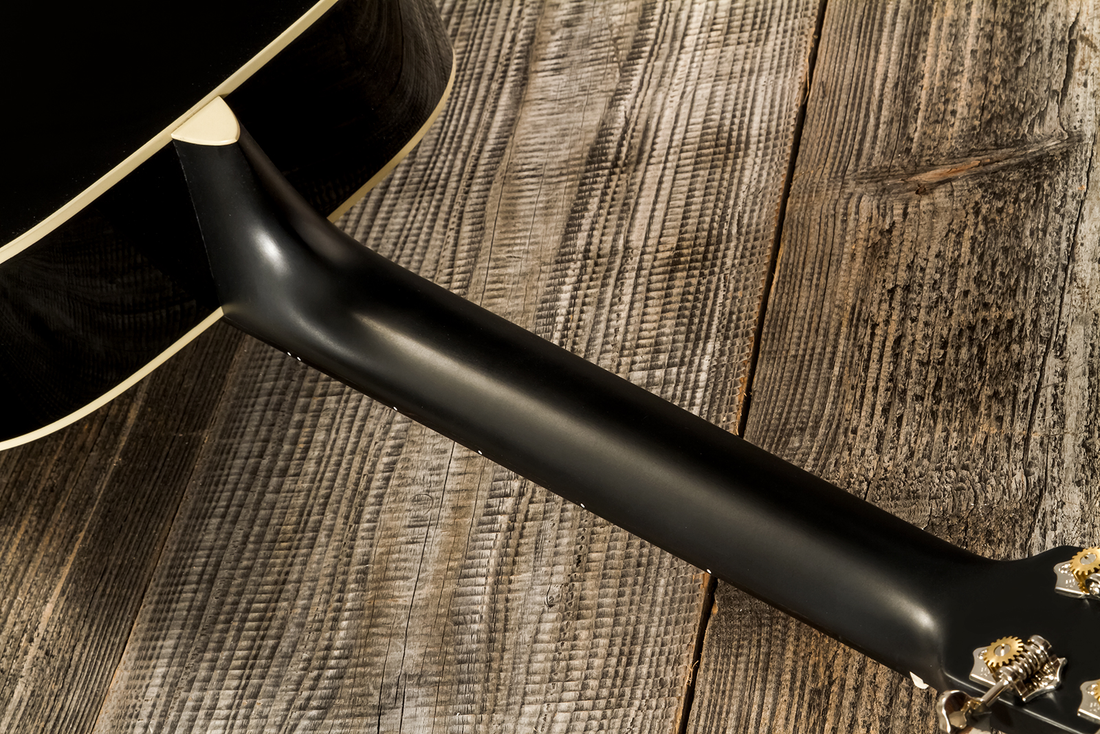 Martin Custom Shop Cs-000-3764624 Shsc Epicea Europeen / Acajou Sinker Eb #2720463 - Black Gloss - Folk-Gitarre - Variation 7