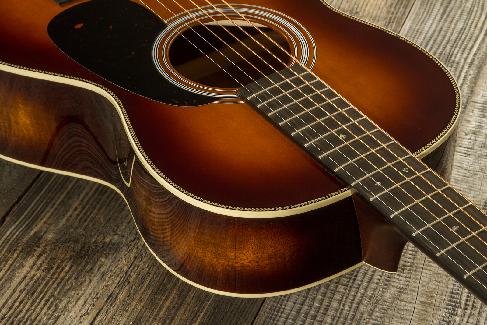 Martin Custom Shop Cs-0012-c2055903 12-fret Shsc Epicea Carpathes / Myrte Eb #2707286 - 1933 Ambertone - Folk-Gitarre - Variation 4