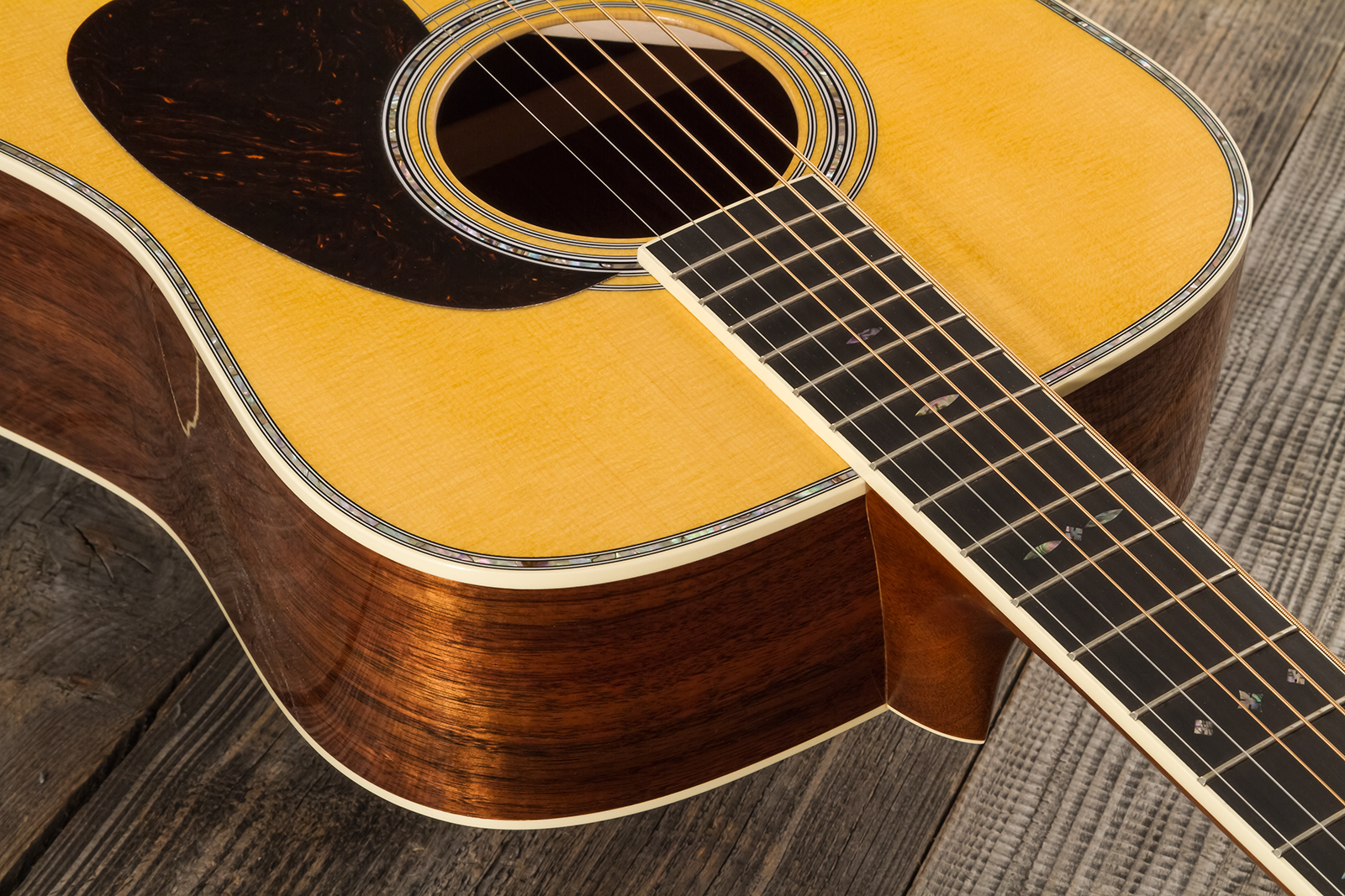 Martin Custom Shop Cs-d-3751424 Dreadnought Epicea Sitka / Tasmanian Blackwood #2719751 - Natural - Folk-Gitarre - Variation 4
