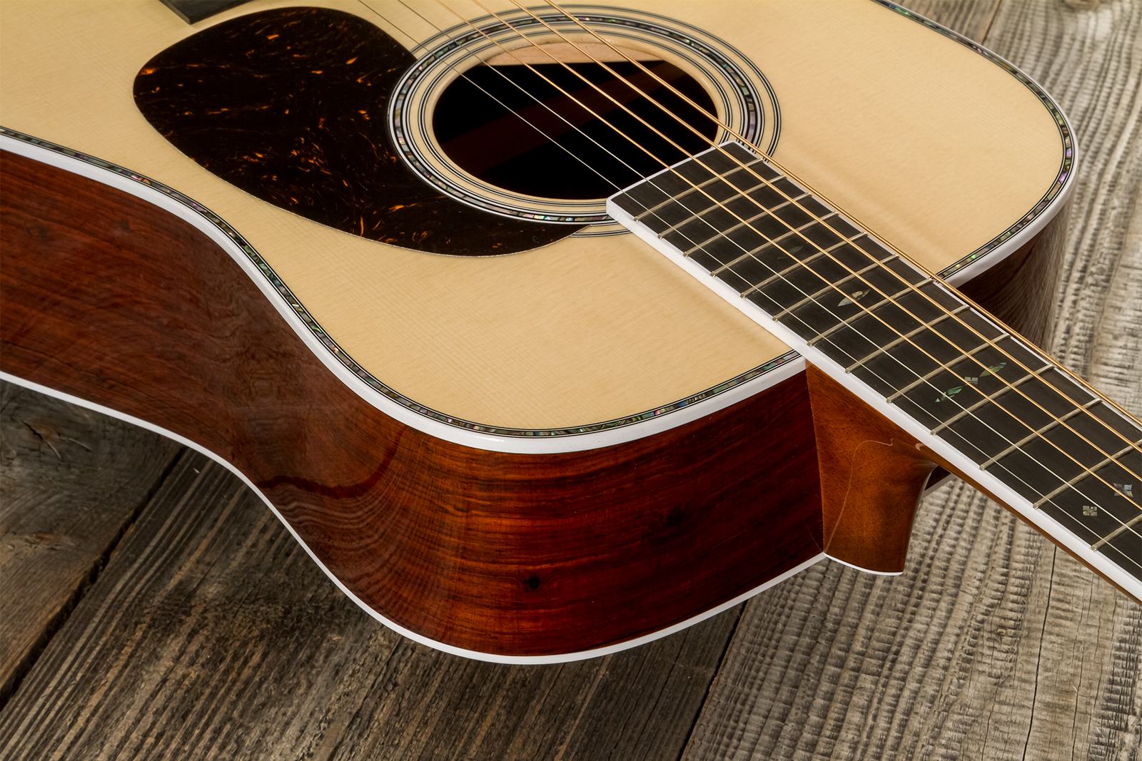 Martin Custom Shop Cs-d-c23036662 Dreadnought Epicea Italien / Cocobolo #2811855 - Natural - Folk-Gitarre - Variation 4