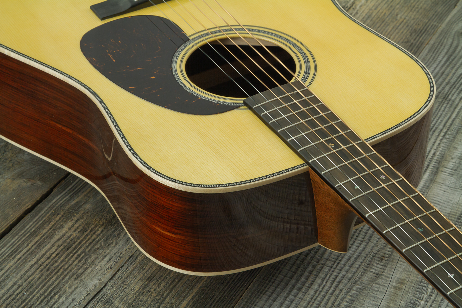 Martin Custom Shop Cs-d-c24055346 Dreadnought Epicea Carpates / Palissandre Guatemala Eb #2997714 - Natural Aging Toner - Dreadnought-Gitarre - Variat