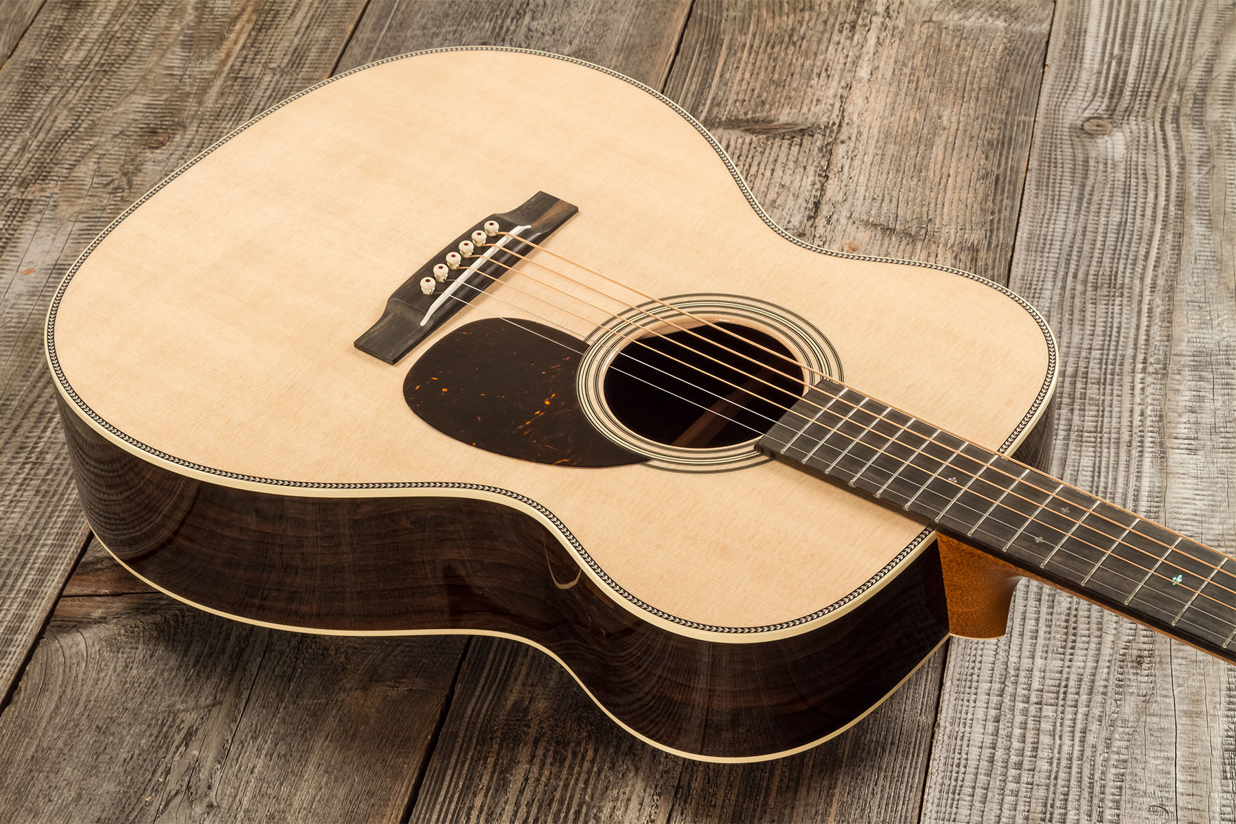 Martin Custom Shop Cs-om-c23035486 Orchestra Epicea Ziricote Eb #2819080 - Natural Clear - Folk-Gitarre - Variation 2