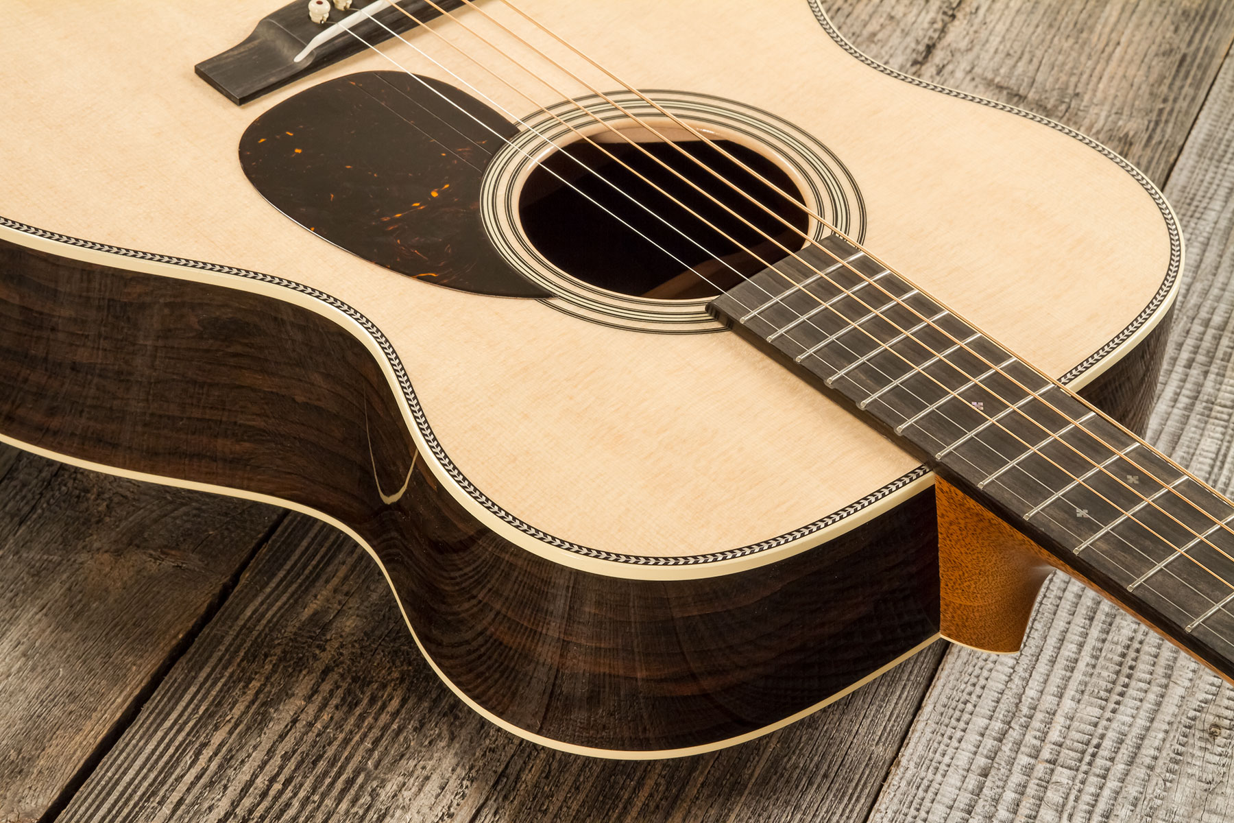 Martin Custom Shop Cs-om-c23035486 Orchestra Epicea Ziricote Eb #2819080 - Natural Clear - Folk-Gitarre - Variation 4