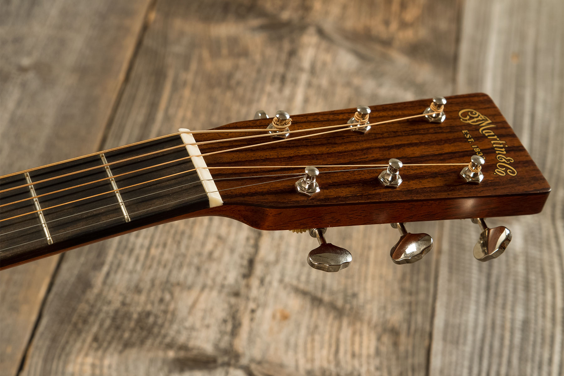 Martin Custom Shop Cs-om-c23035507 Orchestra Epicea Acajou Eb #2816489 - Natural Aging Toner - Folk-Gitarre - Variation 7