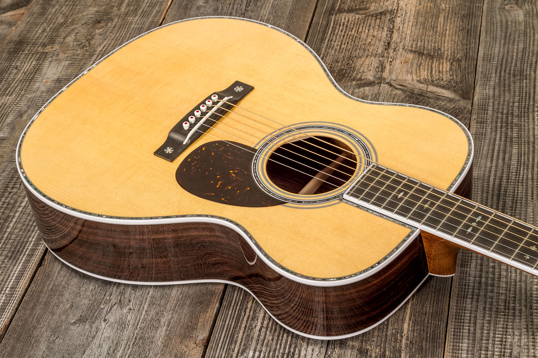 Martin Custom Shop Cs-om-c23036409 Orchestra Epicea Palissandre Eb #2814867 - Natural Aging Toner - Folk-Gitarre - Variation 2