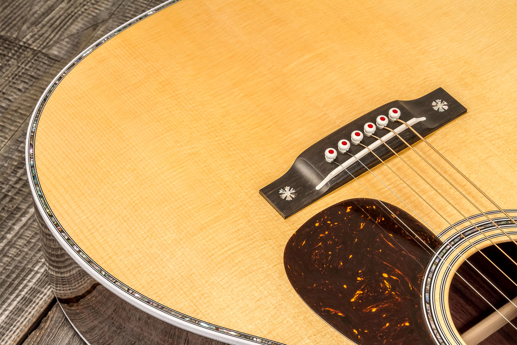 Martin Custom Shop Cs-om-c23036409 Orchestra Epicea Palissandre Eb #2814867 - Natural Aging Toner - Folk-Gitarre - Variation 3