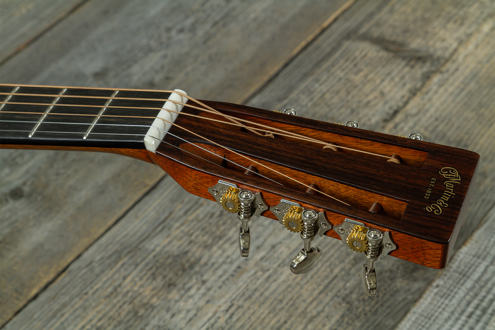 Martin Custom Shop Dreadnought 12-fret Epicea Adirondack / Palissandre Indien Eb #2964120 - Natural - Folk-Gitarre - Variation 9