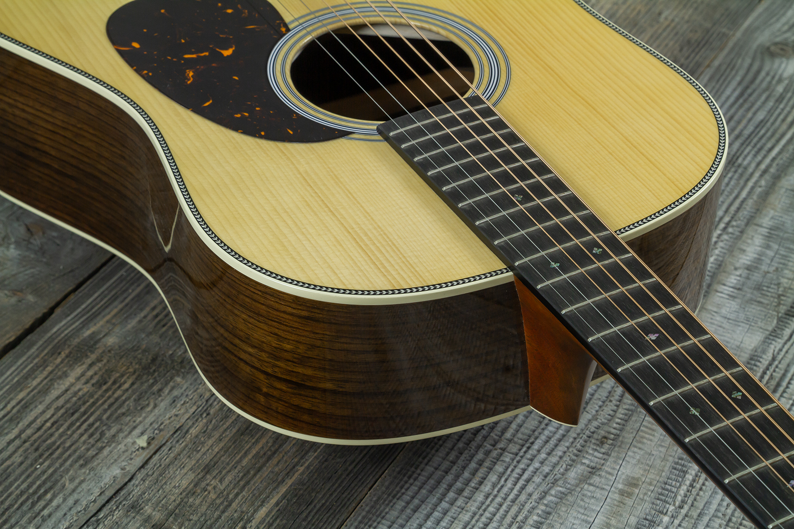 Martin Custom Shop Dreadnought 12-fret Epicea Adirondack / Palissandre Indien Eb #2964120 - Natural - Folk-Gitarre - Variation 4