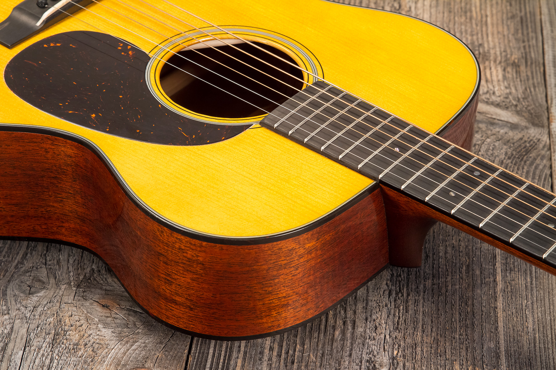 Martin Custom Shop Expert 000-18 1937 Epicea Acajou Eb #2815787 - Natural Vintage Toner Stage 1 Aging - Folk-Gitarre - Variation 4